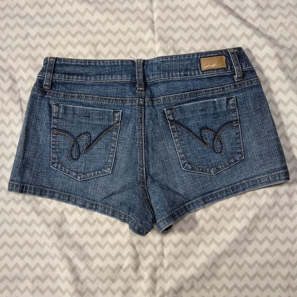 Denim shorts